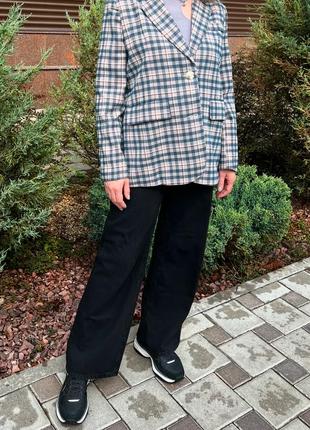 Піджак жіночий в клітинку в ідеальному стані, розмір s