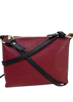 Кожаная сумка crossbody anna morellini италия