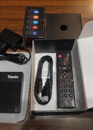 Tv box tanix 4x 4g 32g. прошивка androidtv