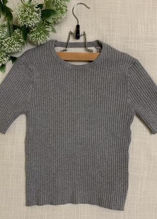 Кофта, футболка с открытыми плечами zara