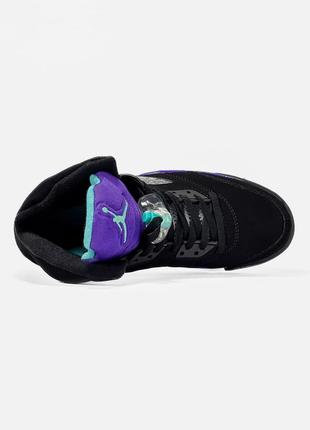 Nike air jordan 5 black/purple 7