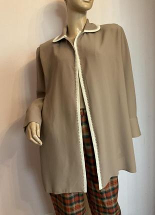 Нарядный удлиненный жакет/xl/ brend edgar vos