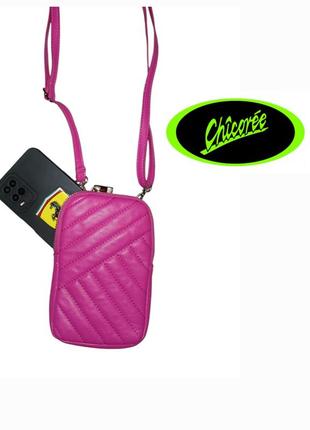 М'який чохол для мобільного телефона від chicorée accessoires (рожевий) сумка клатч