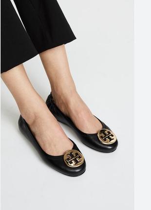 Балетки шкіряні tory burch