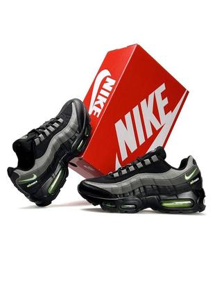 Мужские кроссовки nike m air max 95 prm black grey Med