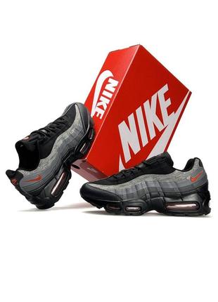 Мужские кроссовки nike m air max 95 prm black grey Team