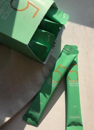 Шампунь для глубокого очищения кожи головы masil 5 probiotics scalp scaring shampoo