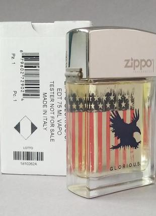 Zippo gloriou.s. 75 мл тестер для чоловіків (оригінал)