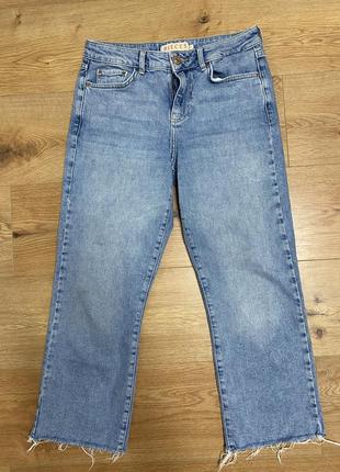 Джинсы женские синие pieces размер xs