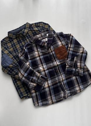 Клетчатые рубашки на малыша