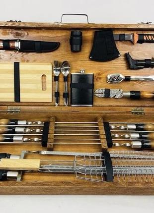 Набор шампуров в кейсе «шашлычник лайт»