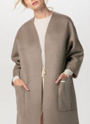 Кардиган zara бежевий 45% шерсть