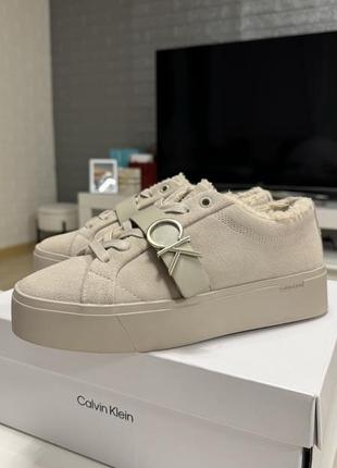 Женские зимние кеды calvin klein