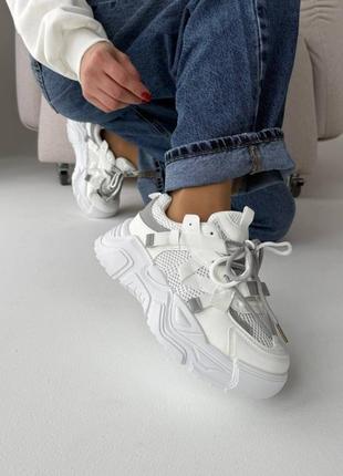 Жіночі кросівки кеди на високій підошві потовщеній жіночі повсякденні прогулянкові кросівки кеди на масивній підошві