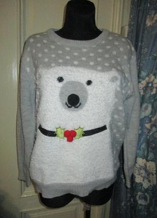Свитер новогодний.разм м
