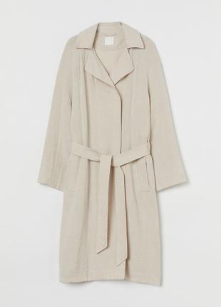 Легкое мягкое тренч платье халат h&m s