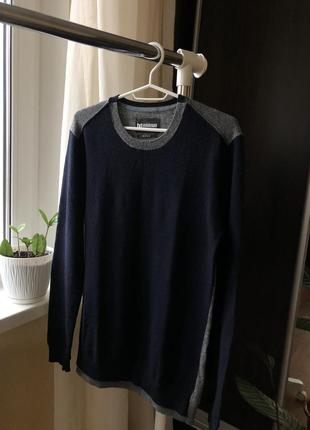 Чоловічий джемпер светр з натуральної вовни minimum