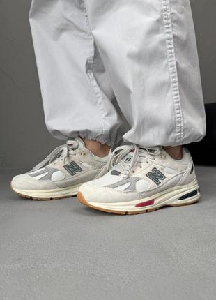 Кросівки new balance 991 beige/grey