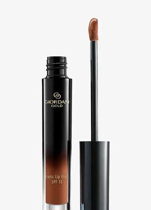 Жидкая губная помада-эликсир spf 15 giordani gold
