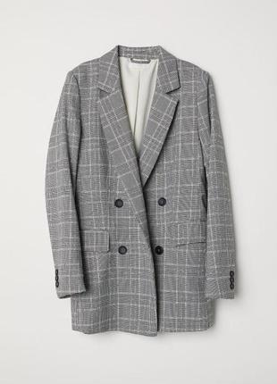 Крутой жакет в клетку классика h&m