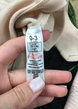 Бодики для девочки на 0-3 мес 6