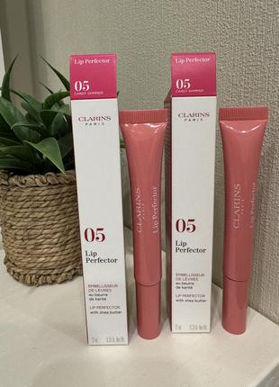 Увлажняющий блеск для губ clarins natural lip perfector