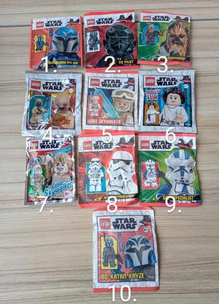 Коллекционные фигурки lego star wars, оригинал