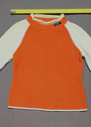 Плечі 40 см gap 100% cotton  кофта рукав 3/4 size  s