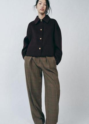 Куртка зі змішаної вовняної тканини zw collection