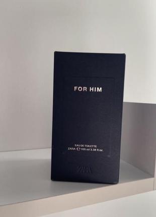 Мужской парфюм zara for him 100 мл