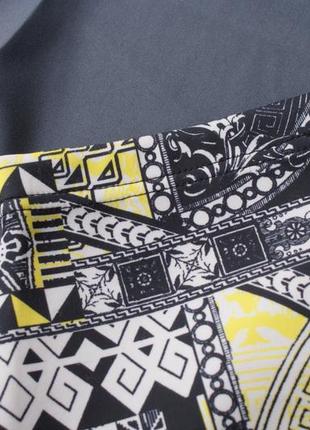 Брендовая юбка мини принт 4