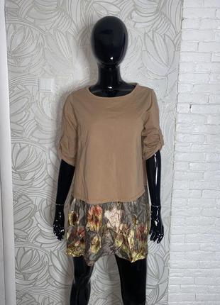 Итальянская кофта туника италия, one size m-xxl