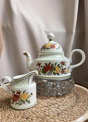 Чайник от villeroy & boch mettlach серия “summerday”.