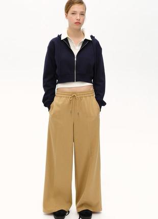 S / м h&m новые фирменные женские широкие брюки брюки на шнурке wide leg