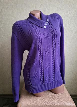 Свитер. джемпер. пуловер в косичку. 2