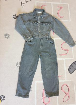 Комбенизон джинсовый, zara, 13-14 лет, 158-164 см