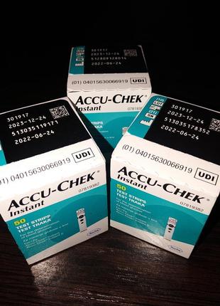 Тест полоски, тест смужки accu-chek instant