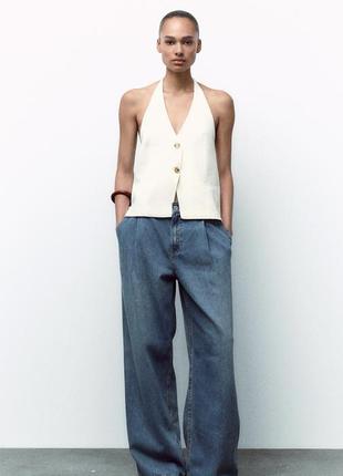 Широкі джинси zara