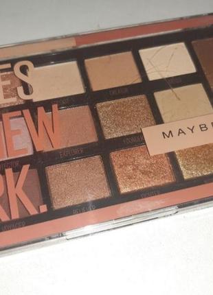 💖💖💖розкішна палетка тіней nudes of new york eye palette бренда maybelline: