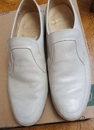 Кожаные шикарные туфли-мокасины grenson