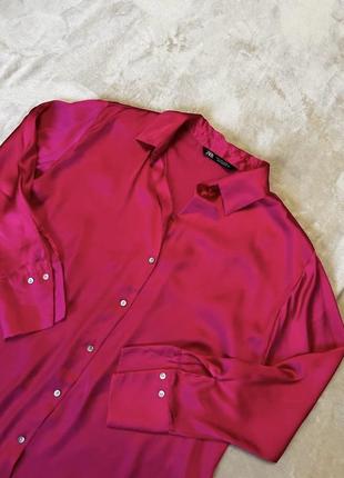Сатинова блуза zara