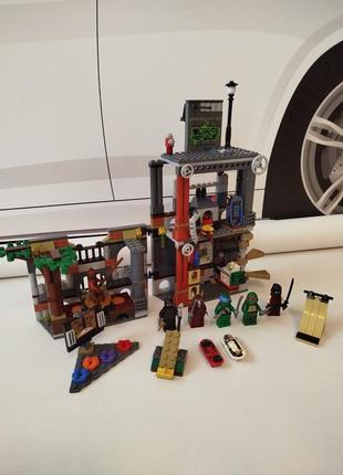 Конструктор bela ninja turtles атака логова черепашек (10210)