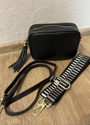 Шкіряна сумка крос-боді