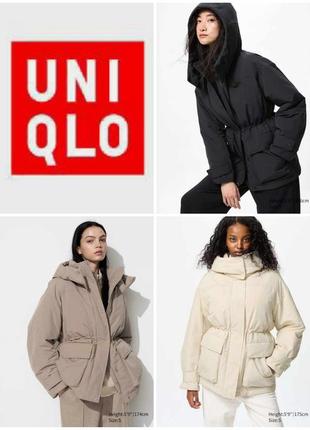 Пуховик парка uniqlo