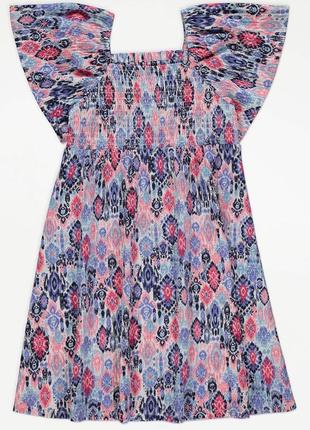 Платье на резиночке трапеция свободного кроя