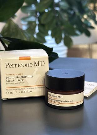 Оригинальный увлажняющий крем для лица perricone md vitamin c ester photo-brightening moisturizer broad spectrum spf30