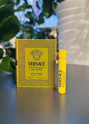 Оригинал пробник парфюмированная вода versace eros energy