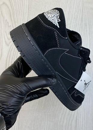 Nike travis scott black phantom 4