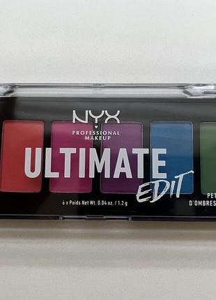 Палетка тіней для повік від nyx professional