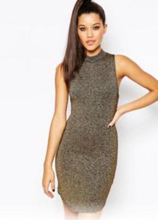 Платье без рукавов missguided - bronze